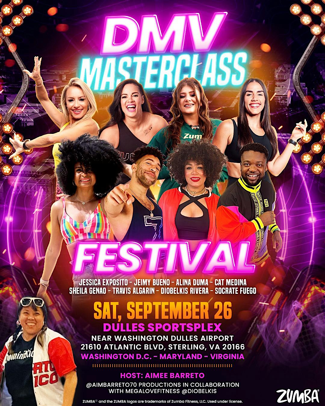 Zumba® DMV Masterclass Festival at Dulles Sportsplex – Sterling, VA