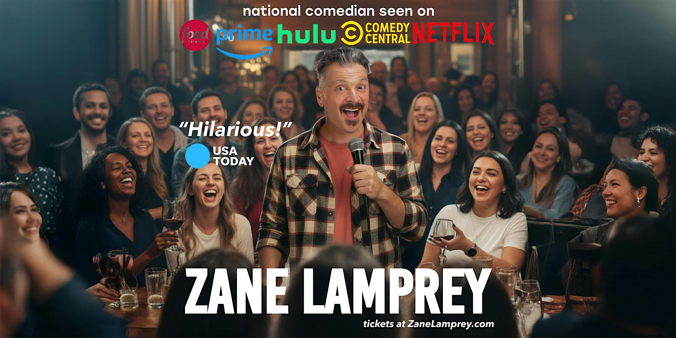 Comedian ZANE LAMPREY in Sioux Falls, SD at Remedy Brewing Company – Sioux Falls, SD