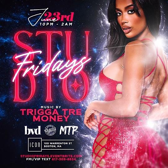 STUDIO FRIDAYS at Icon Nightclub – Boston, MA