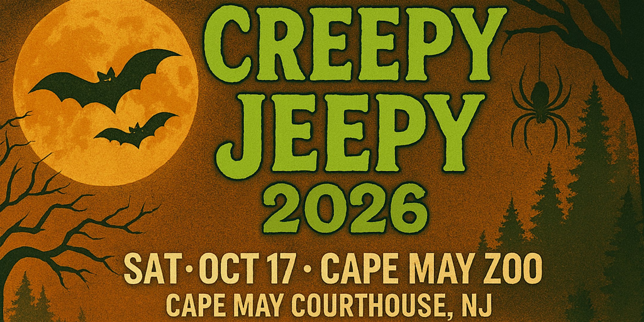 2026 – The “CREEPY JEEPY” Contest at Cape May County Park & Zoo – Middle Township, NJ
