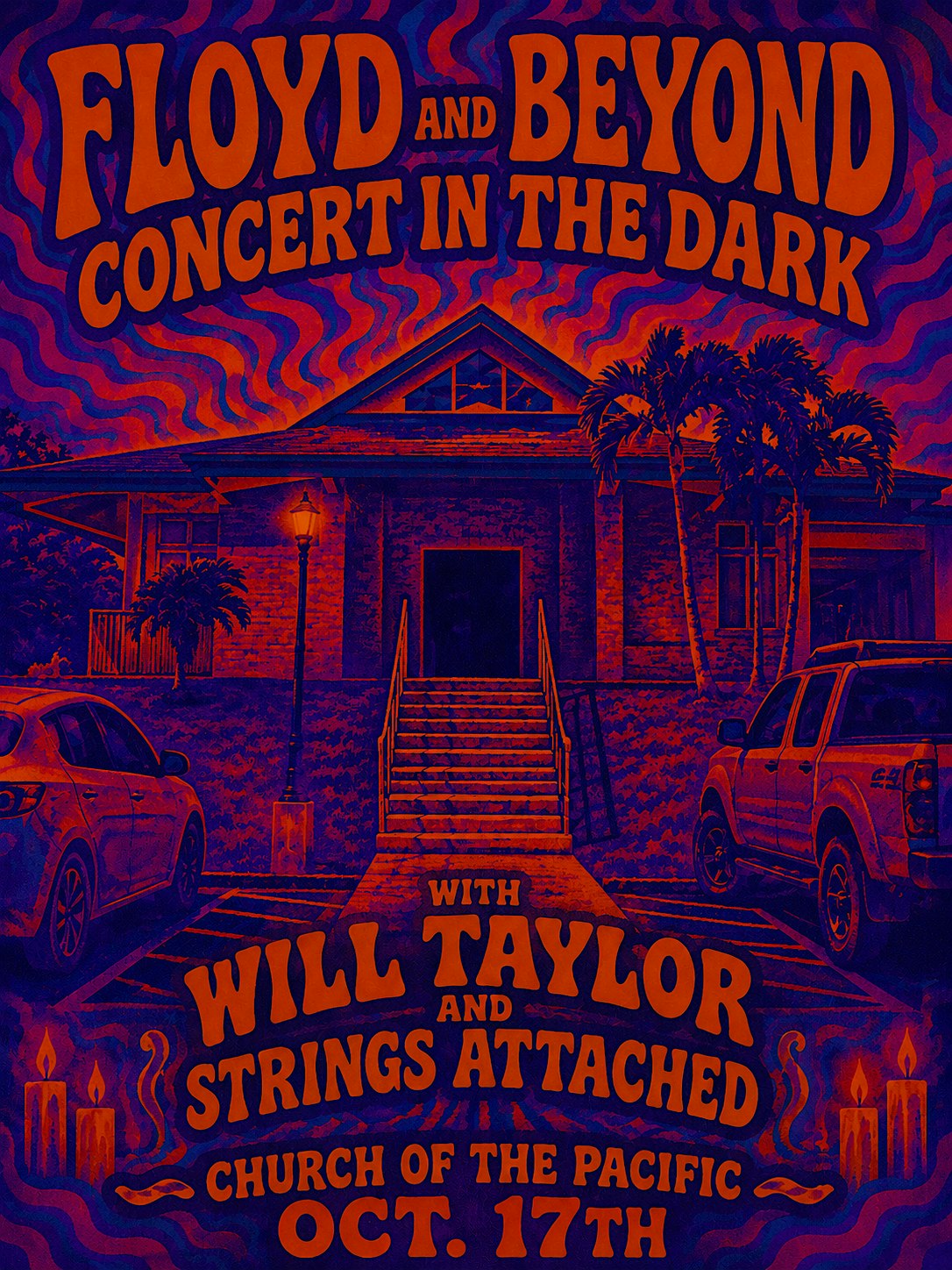 Pink Floyd and Beyond Concert in the Dark w/Austin Violinist | Kauai at Church of the Pacific – Princeville, HI