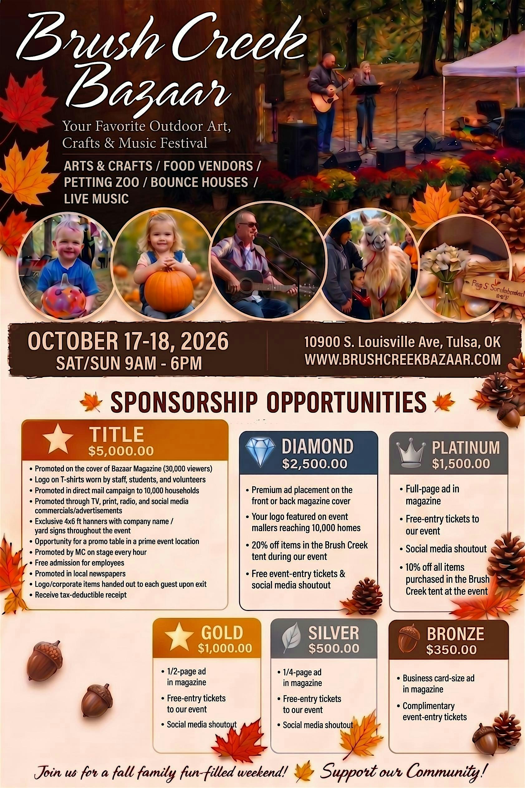 Brush Creek Bazaar at 10900 S Louisville Ave – Tulsa, OK