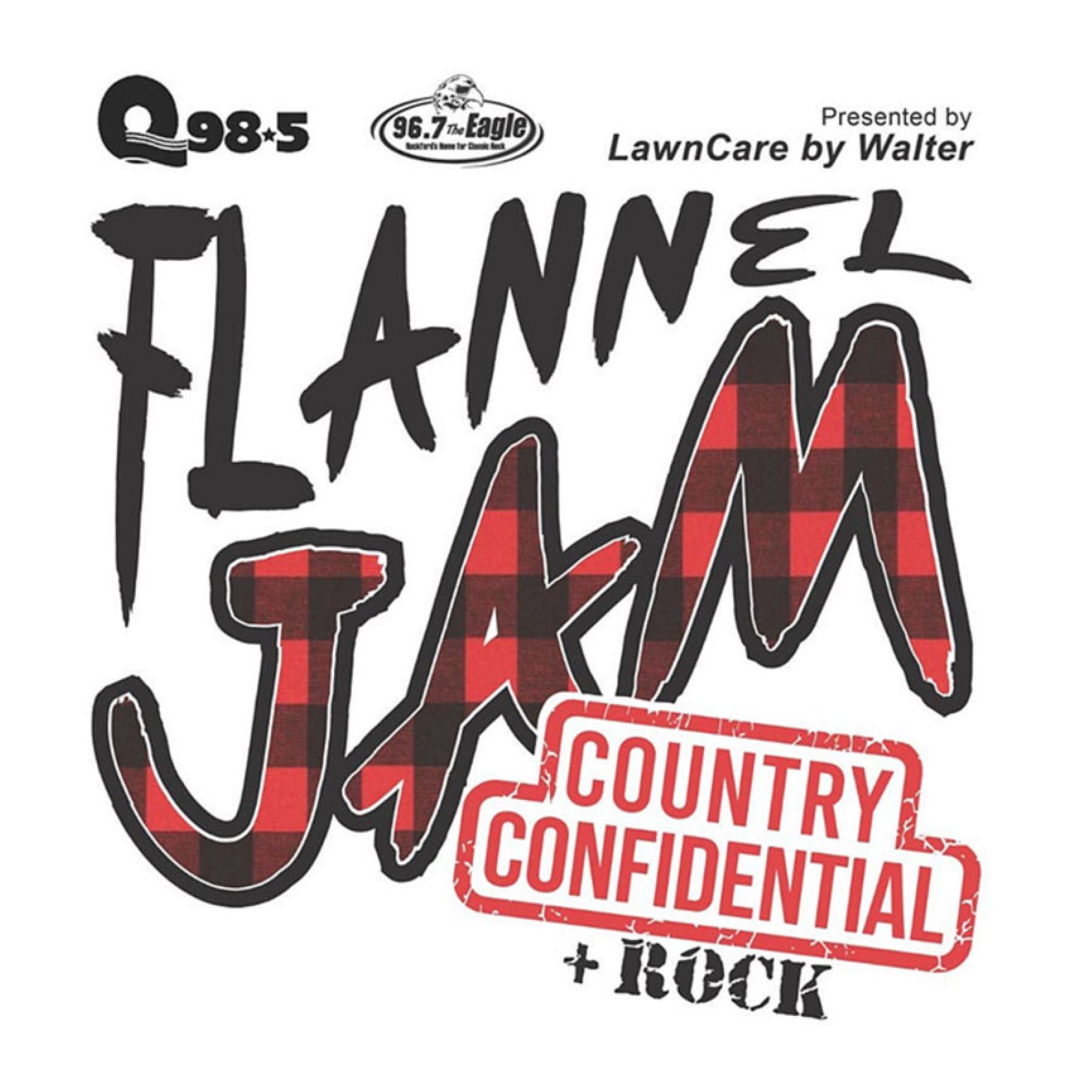 Q98.5 Flannel Jam – Country Confidential + Rock at Hard Rock Live Rockford – Rockford, IL