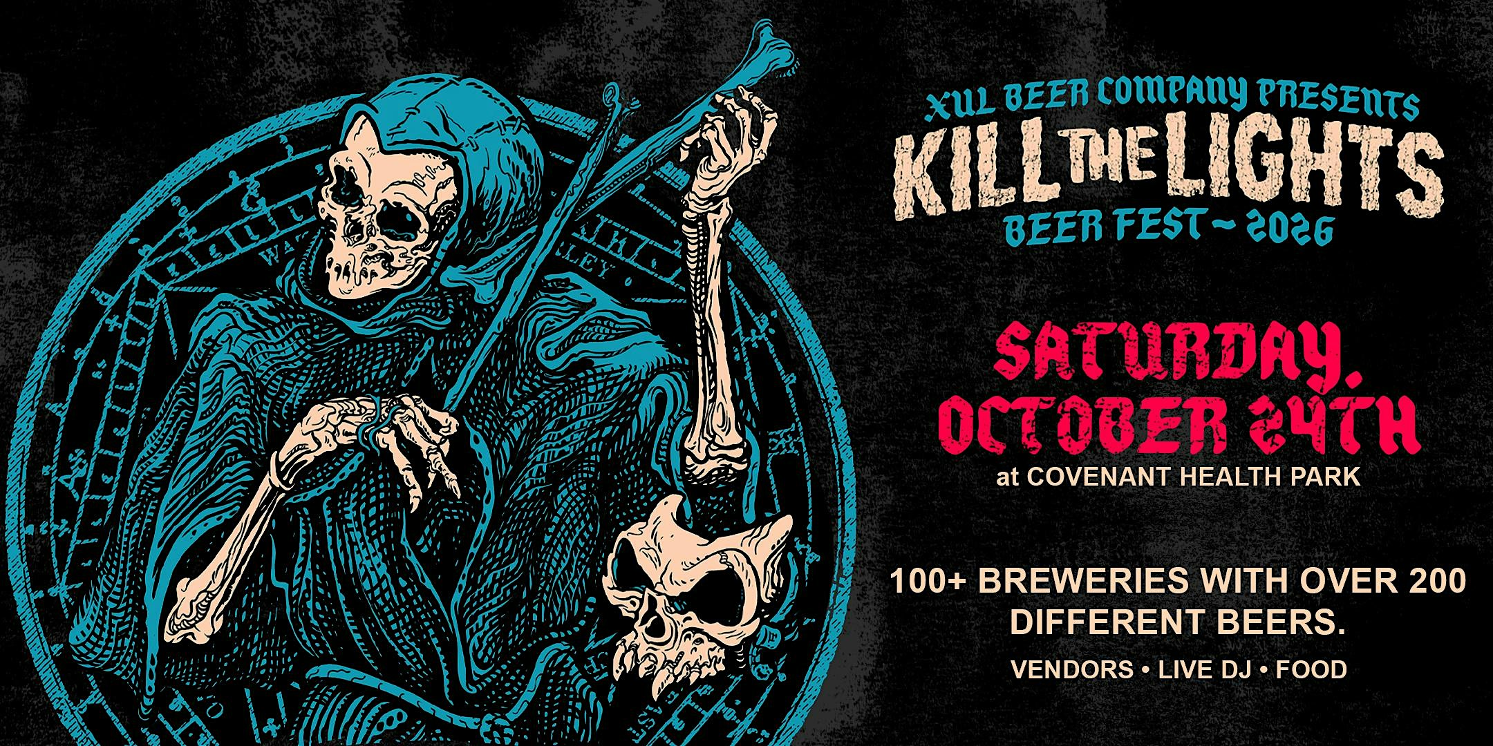 Xul Beer Company Presents: Kill the Lights Beer Festival 2026 at Covenant Health Park – Knoxville, TN