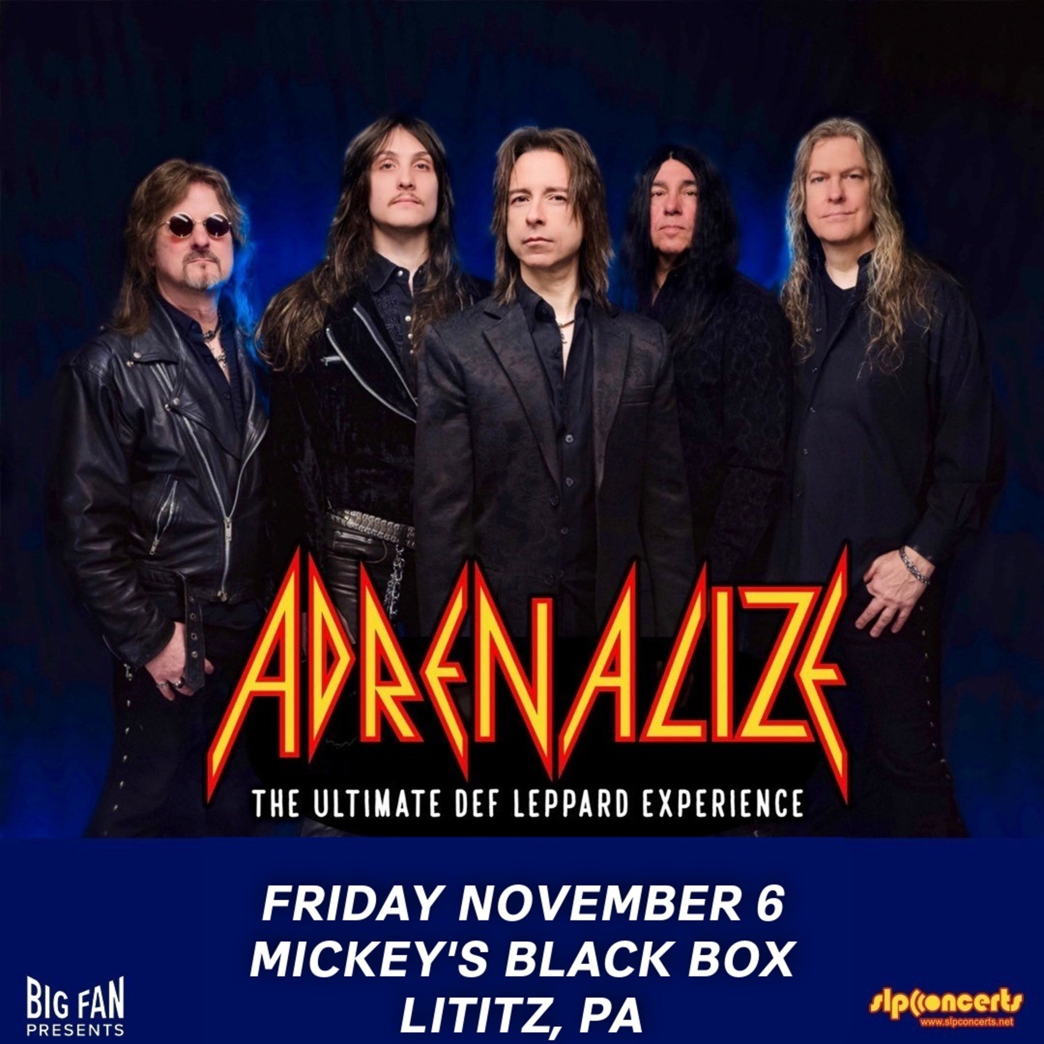 Adrenalize: The Ultimate Def Leppard Experience at Mickey’s Black Box – Lititz, PA