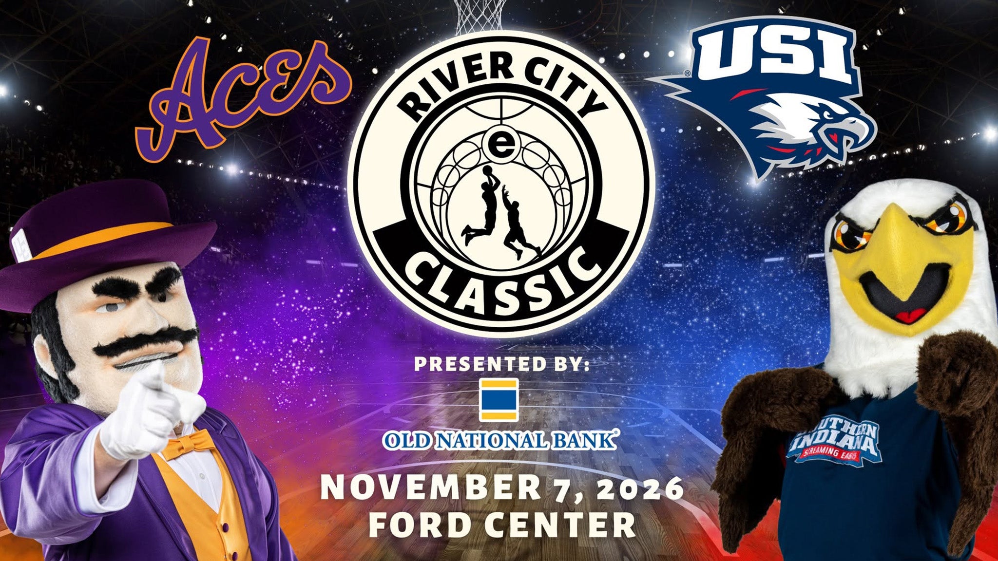 UE Mens Basketball v. USI Mens Basketball at Ford Center – Evansville, IN