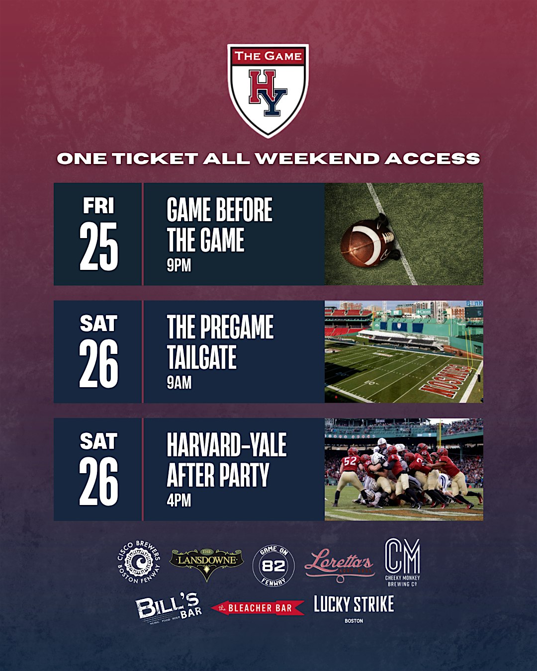 HY 2026 Events: Pre-Sale VIP Tickets at Gate D | Fenway Park – Boston, MA