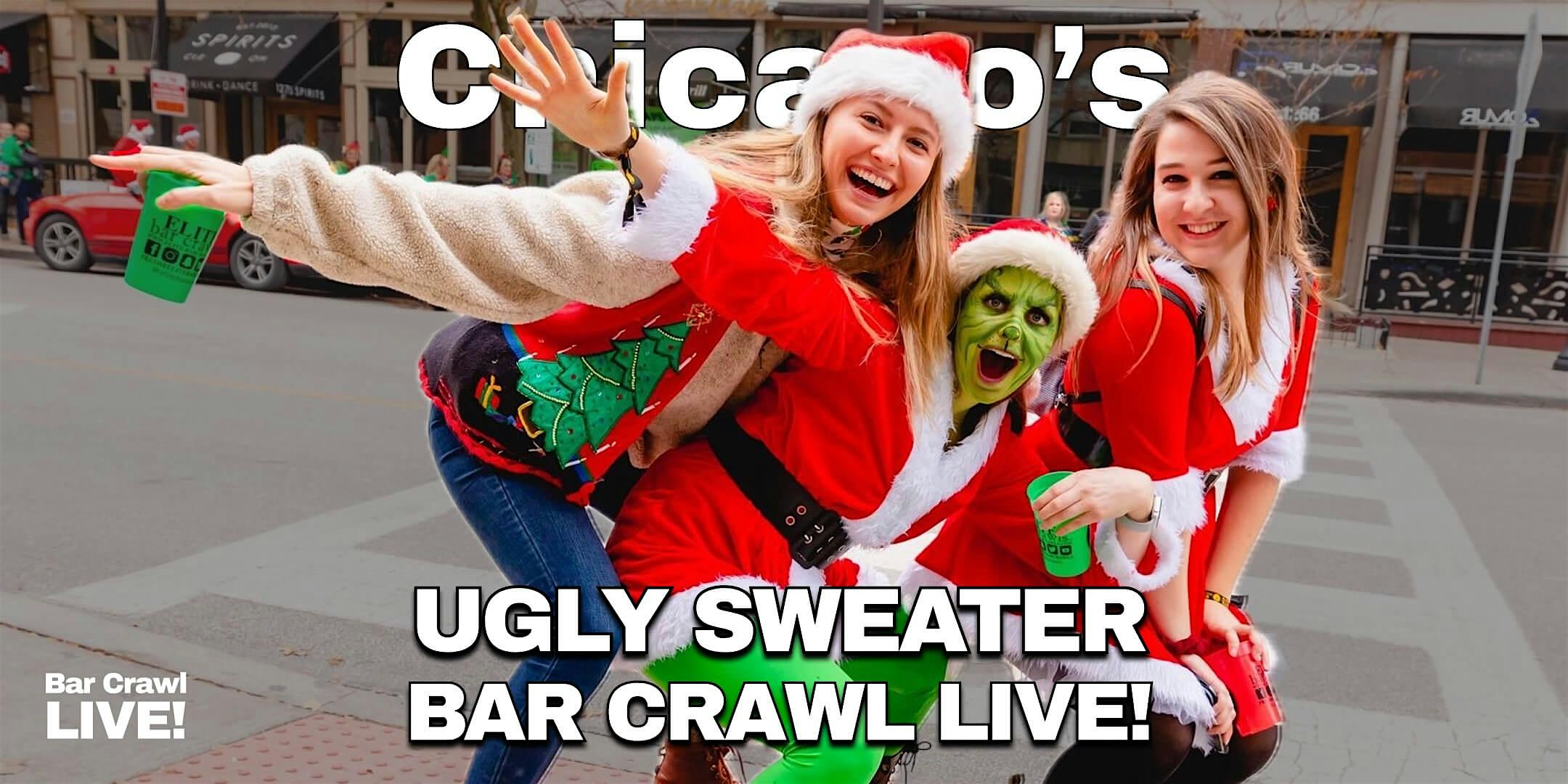 Chicago Official Ugly Sweater Bar Crawl by Bar Crawl LIVE! 2026 at PB&J: Pizza Beer and Jukebox – Chicago, IL
