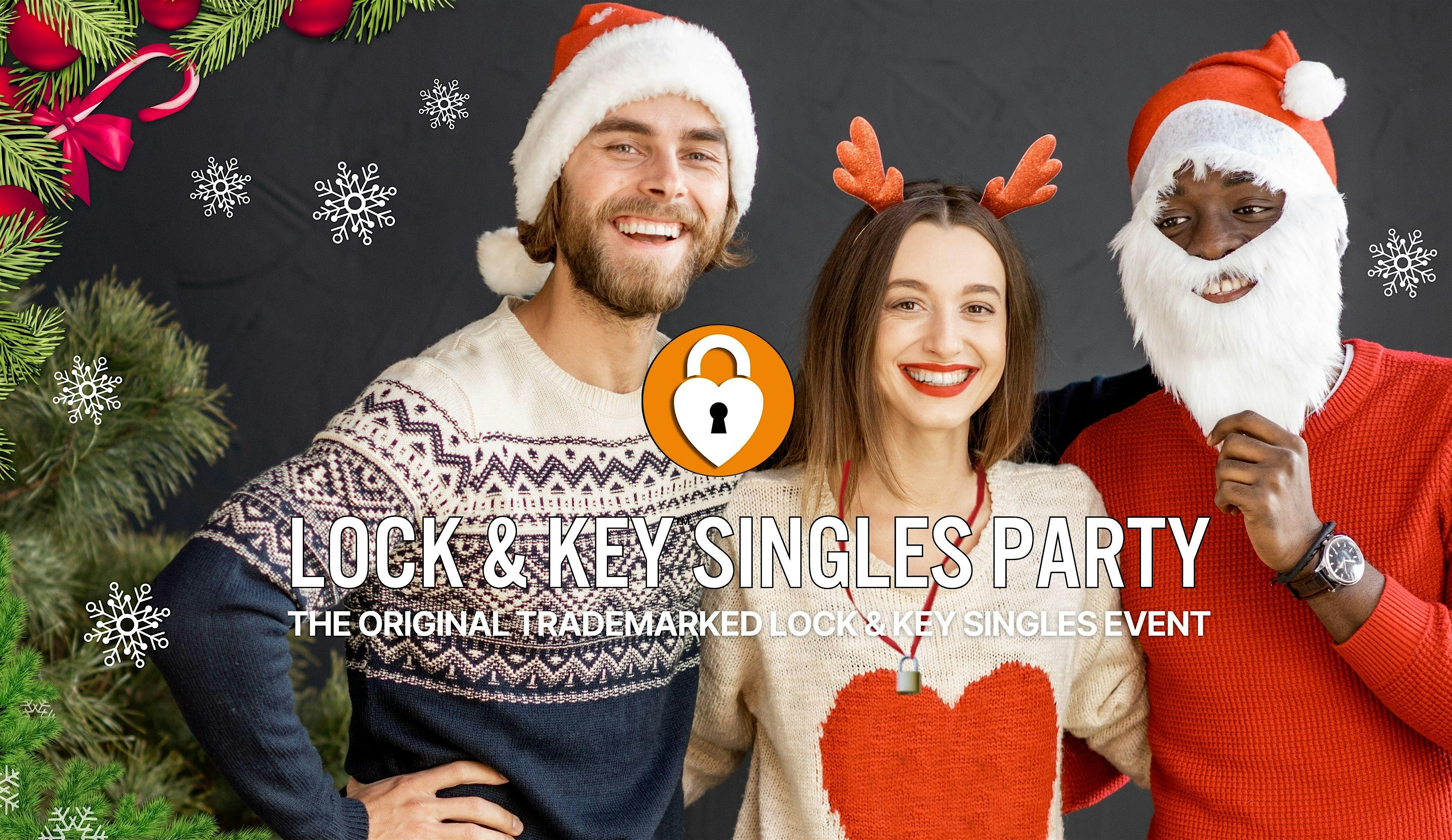 Tampa LOCK & KEY SINGLES PARTY Age 23-59 ♥ Wear Your Holiday Ugly Sweater at City Dog Cantina – Tampa, FL