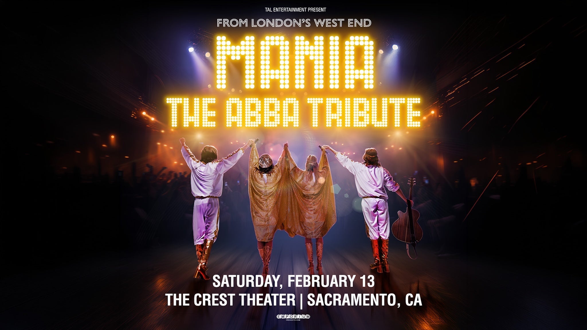 Mania: The ABBA Tribute at Crest Theater – Sacramento, CA