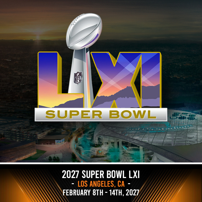 2027 Super Bowl LXI - Parties, Concerts, Tailgates, Super Bowl Tickets, and everything happening Super Bowl Weekend in Los Angeles, CA